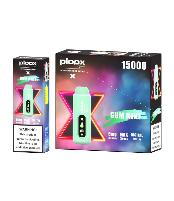 Ploox Portable Hookah Disposables | 5mg | 15,000 Puffsf