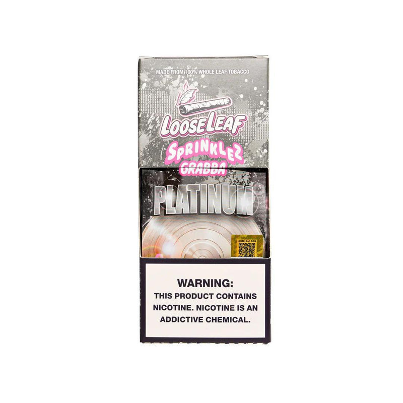 Loose Leaf Sprinklez Grabba Pipe Crush Tobacco 5ct
