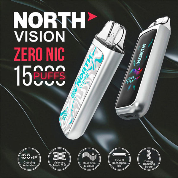 North Vision 15K Puffs 15ML Zero Nicotine Disposable