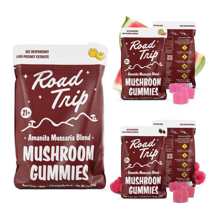 Road Trip Amanita Muscaria 14000mg Gummies 8ct