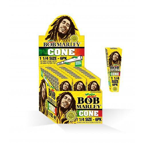 BOB MARLEY CONES 1 1/4  6 Pack