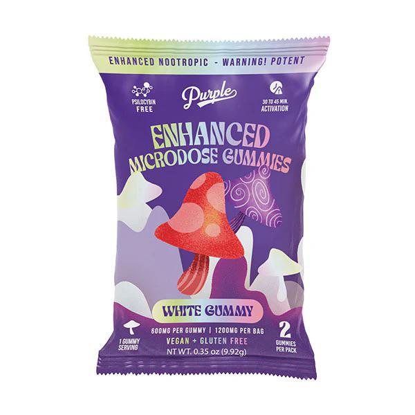 Purple Enhanced Micro Dose Gummies | (2ct) 1200mg