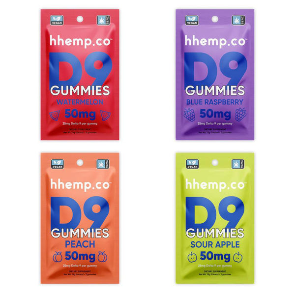 hhemp.co Delta 9 50mg 2pk Gummies