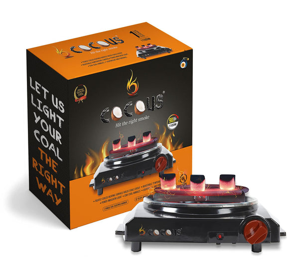 Cocous 1000W Electric Hookah Charcoal Burner Hot Plate (BNR-120)