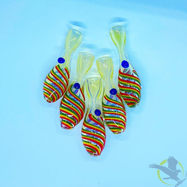 Glass Chillum - 30 Grams - 3 Inches - Assorted Colors