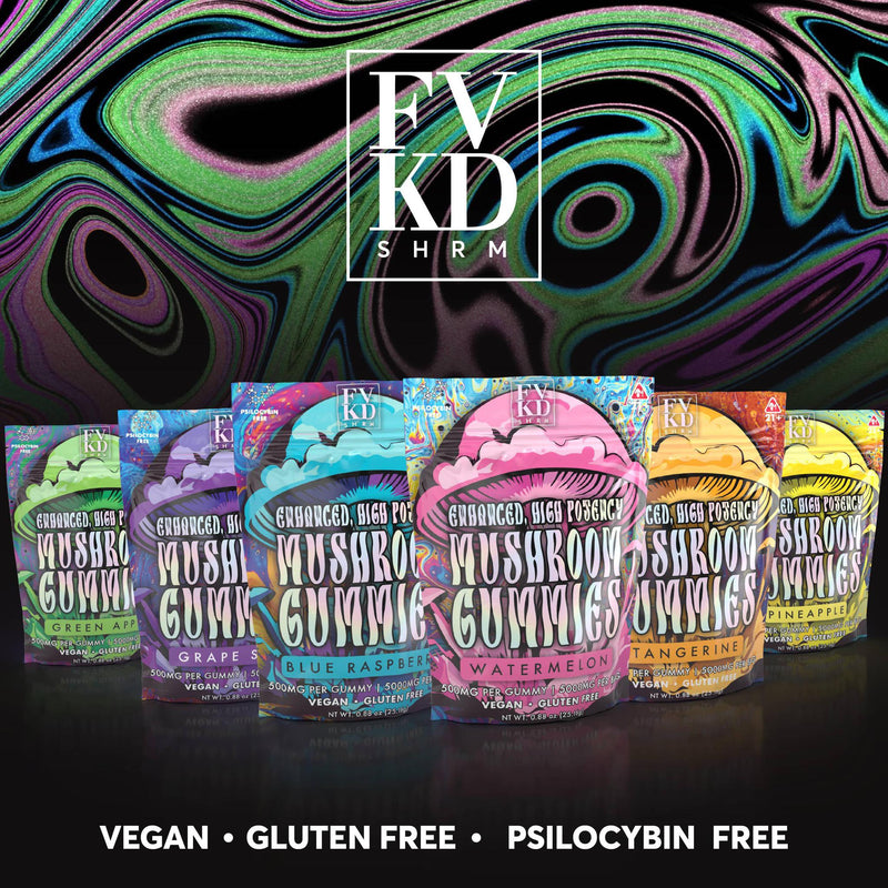 FVKD Shroom Gummies 5,000 MG Mushroom Gummy 10 Count