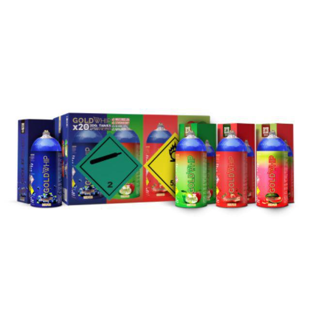 Gold Whip 'Mini' Cylinder Charger | 0.3L (200G)