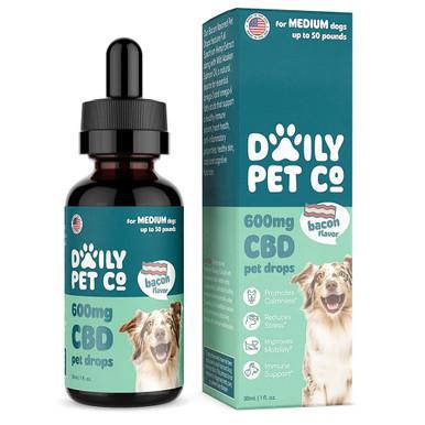 Daily Pet CO. Full Spectrum 600MG CBD Pet Drops 30ML