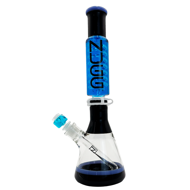 Nugg Life 18" Spiral Freeze With Slime & Milky Color Water Pipe