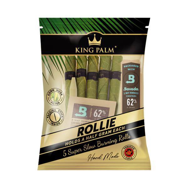 King Palm Rollies 5 Pack With Boveda Pack