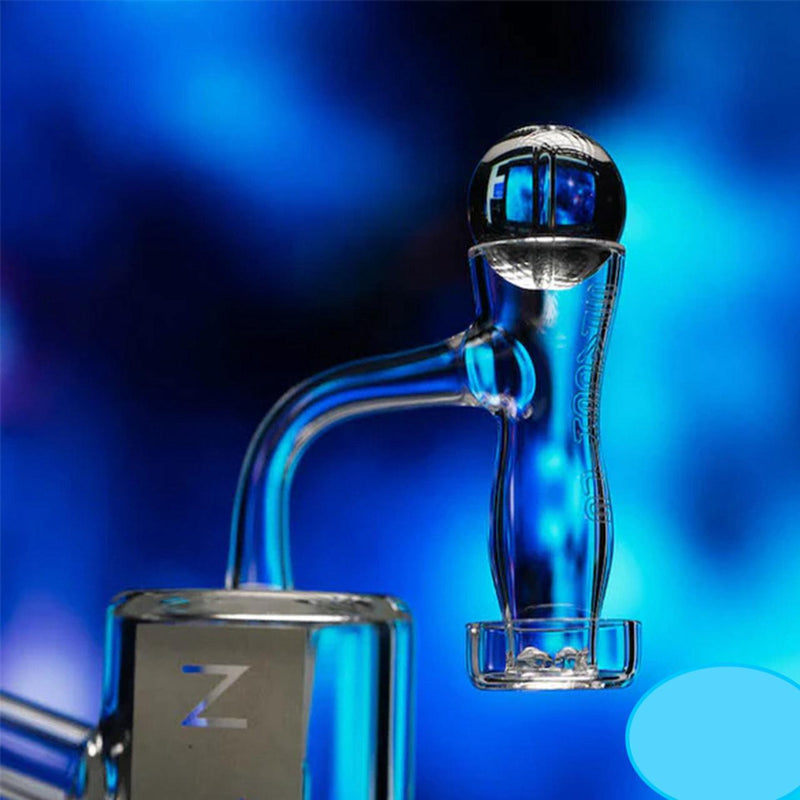 Space King Fully Fused Long Barrel Terp Slurper Banger With Ball Cap & 4 Pearls