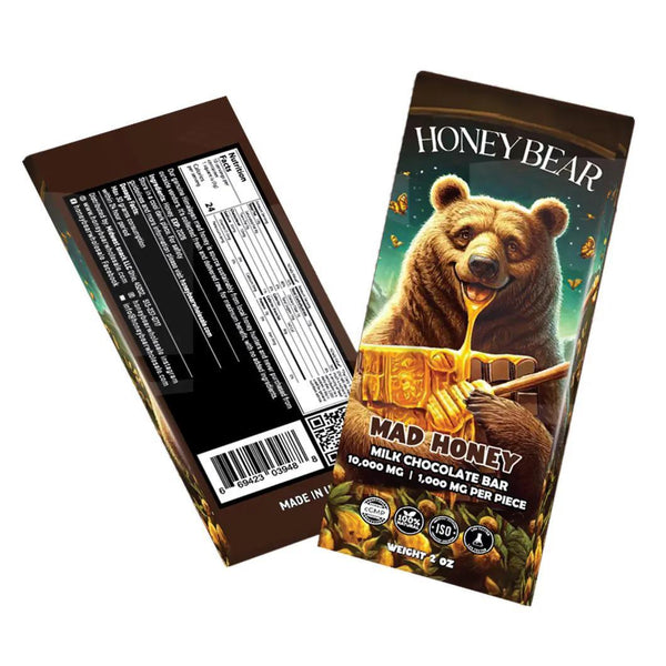 Honey Bear Mad Honey Milk 10,000mg Chocolate Bar