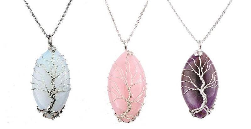 Oval Tree of Life Necklace