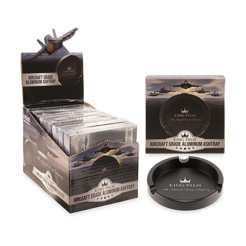 King Palm Aircraft Grade Aluminum Ashtray 90mm