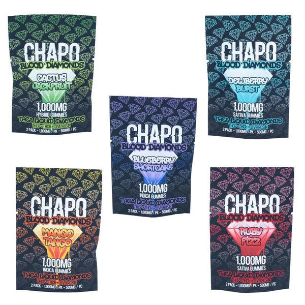 CHAPO Blood Diamonds Gravity 1000mg Gummies 2ct