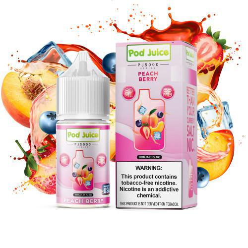 Pod Juice PJ5000 Series Synthetic Nicotine Salt E-Liquid 30ML