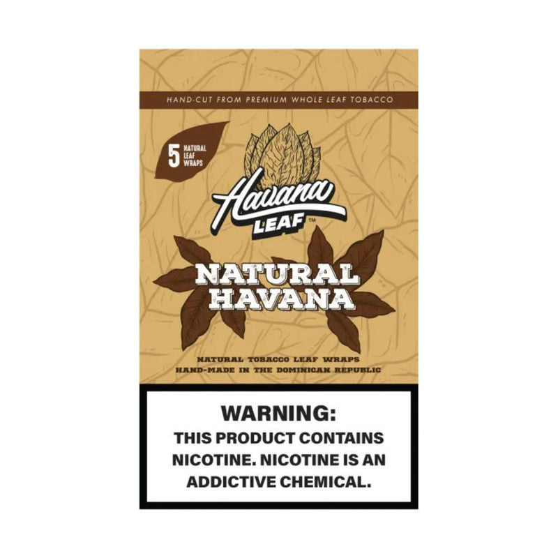 Havana Leaf Natural Leaf Wraps 5 Pack