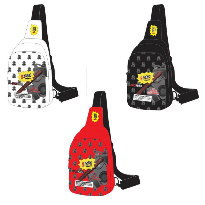 BACKWOODS x GAS HOUSE 'ZAZA' SLING BAG w/SMELL PROOF POUCH