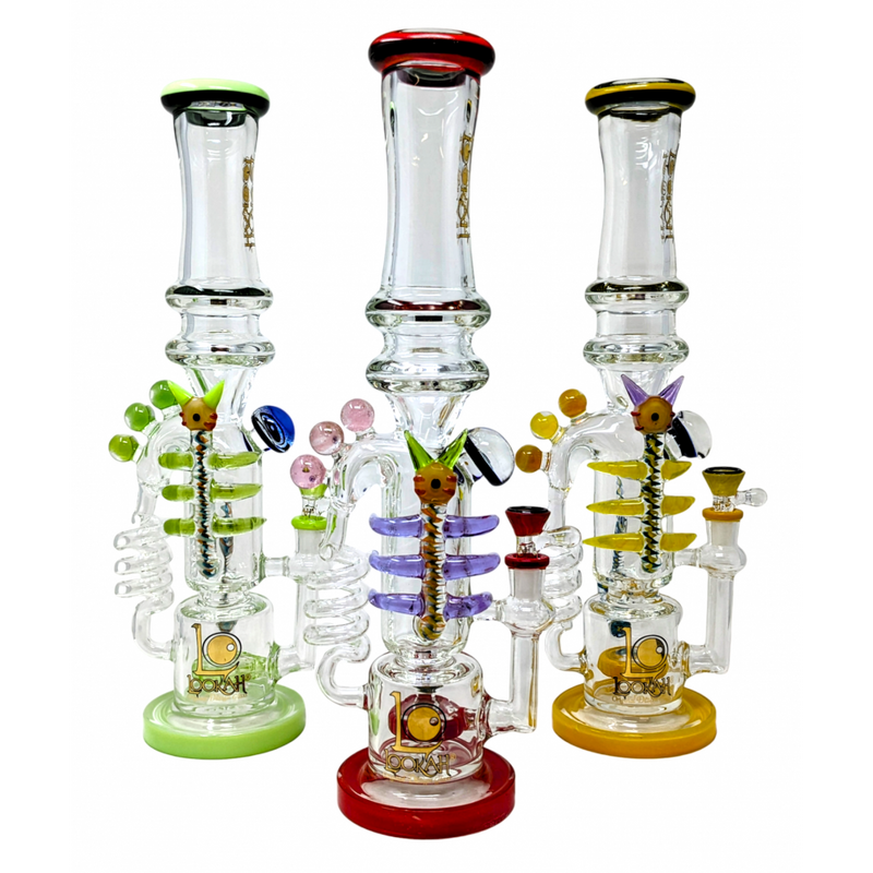 Lookah Glass 16.5" Scorpion Recycler Water Pipe