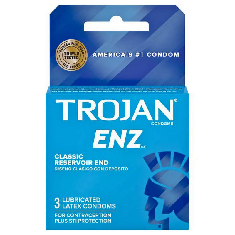 Trojan ENZ Lubricated Condoms 3 Count