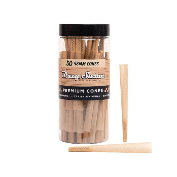 Blazy Susan Unbleached Premium Pre-Rolled Cones