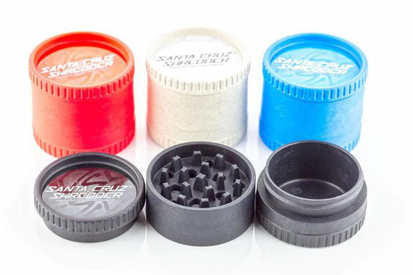 Santa Cruz Shredder Biodegradable Hemp Grinder - 3 Part - Assorted Colors