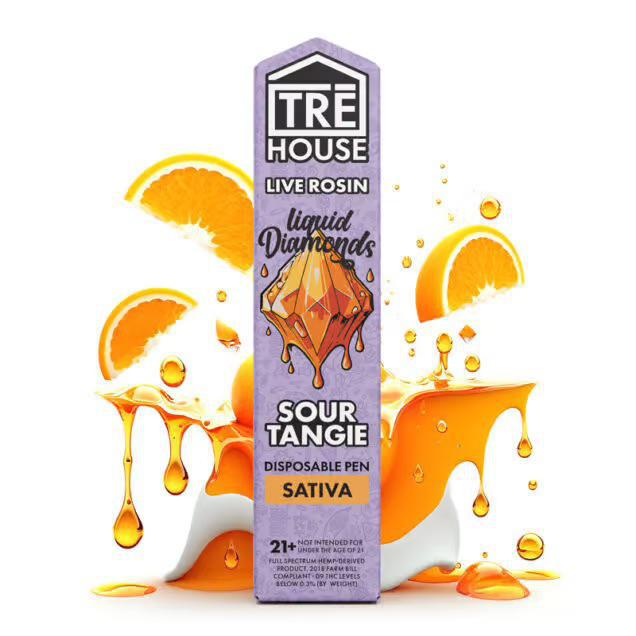 Tre House Live Rosin Liquid Diamond Disposable