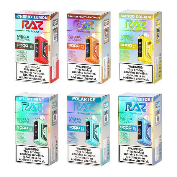 RAZ TN9000 9000 Puff Disposable Vape