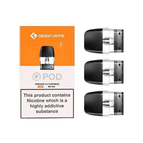 GeekVape Q 2ML Refillable Replacement Pod - Pack of 3