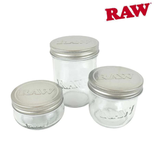 Raw Mason Jar