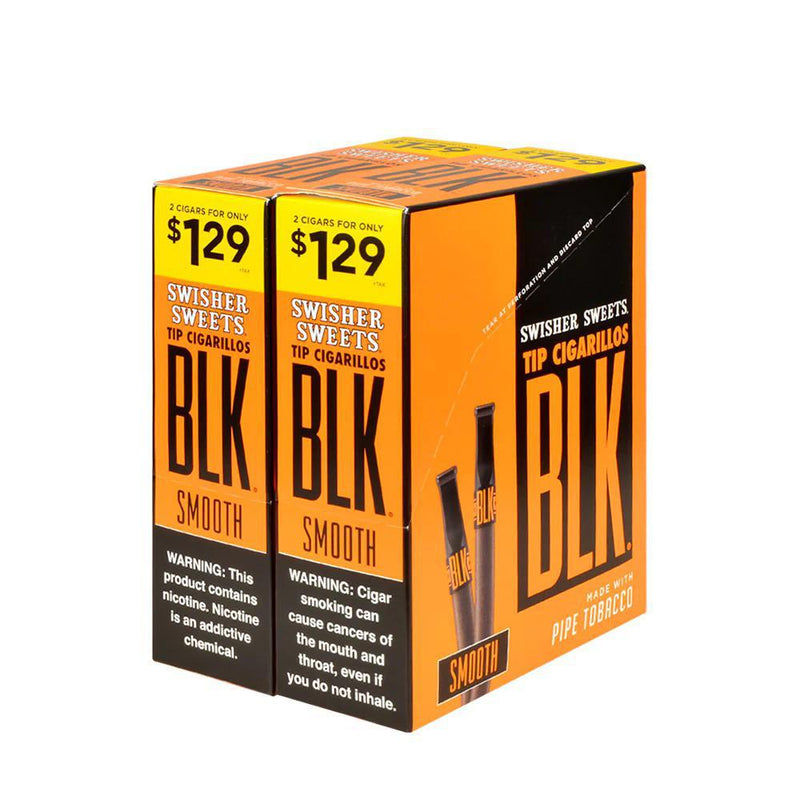 Swisher Sweets BLK Tip Cigarillos | 2 for 1.29