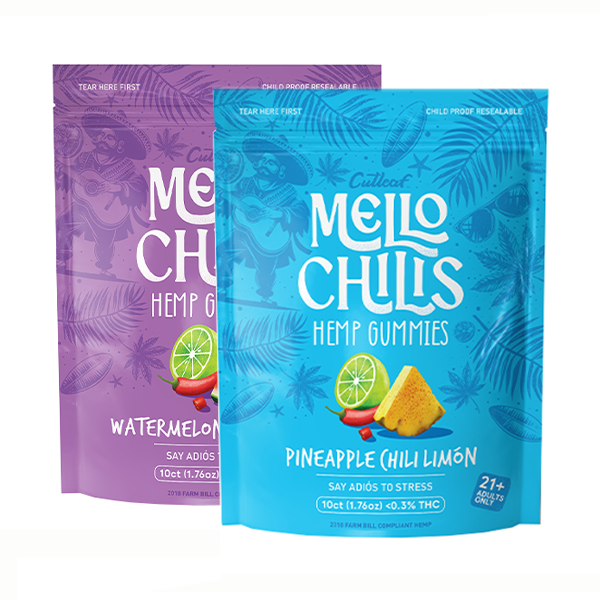 Cutleaf Mello Chilis Delta Gummies 250mg