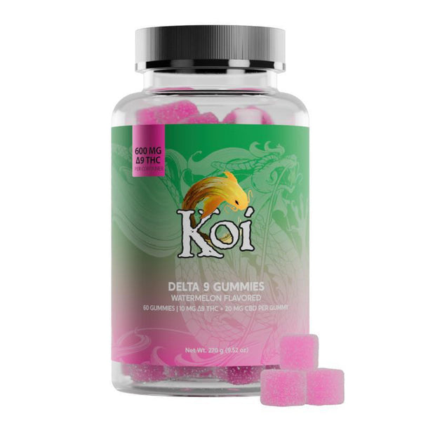 Koi - D9 Gummies 600mg 60ct Jar