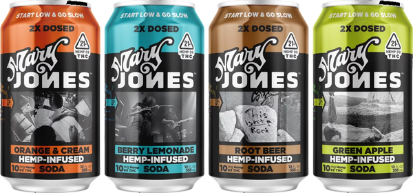 Mary Jones – Hemp Derived 10mg D9 12oz Soda