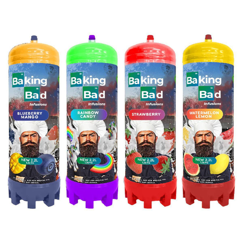Baking Bad 2.2L Nitrous Oxide N2O 1,100g Charger Tank (1 Tank) [FOOD PURPOSES ONLY]