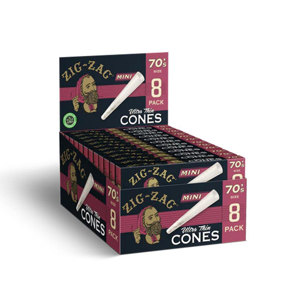 Zig-Zag 70's Mini Pre-Rolled Cones - Pack of 8 Cones