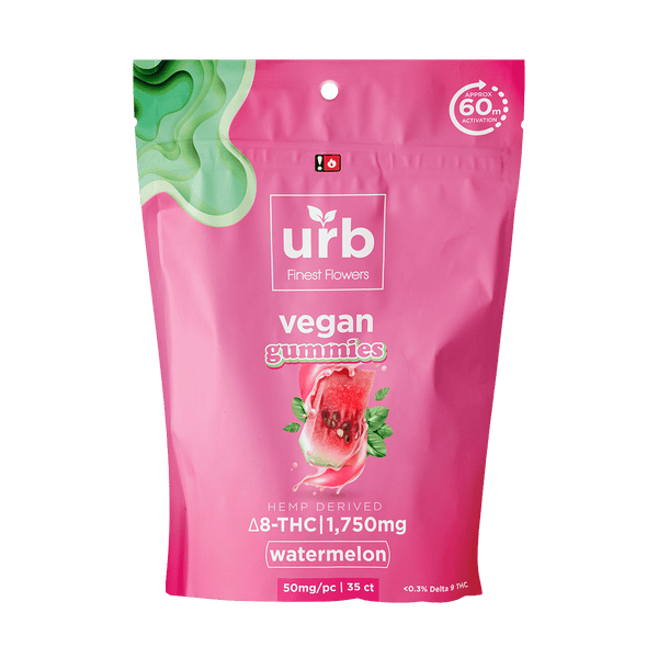 URB Vegan D8 + D10 Gummies 1750mg 35ct