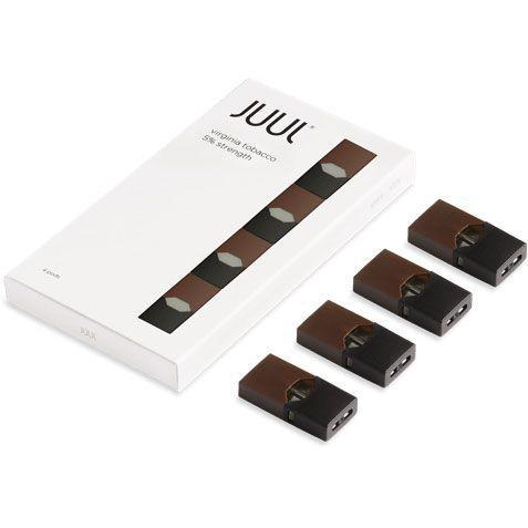 Juul Tobacco and Menthol Pre-filled Replacement 5% Nicotine Salt Pods - Pack of 4