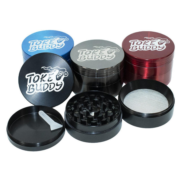 Toke Buddy Metal Grinder - 4 Parts - 63MM