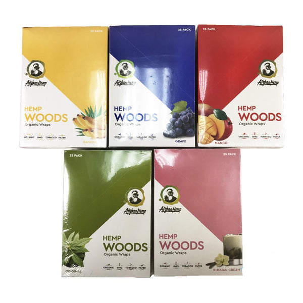 Afghan Hemp HEMP WOODS Organic Wraps - Pack of 2