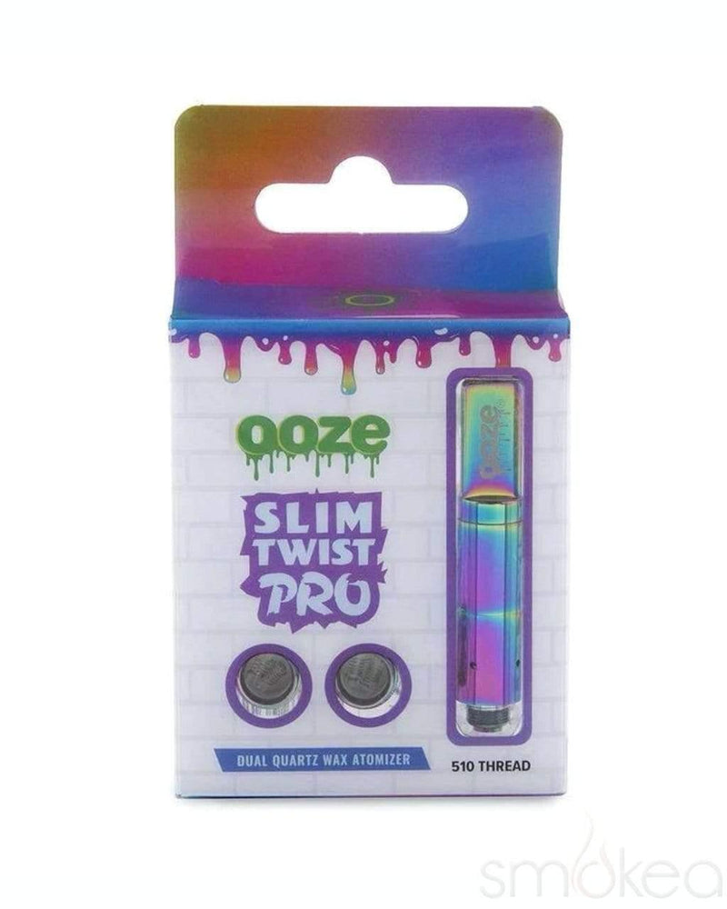 Ooze Slim Twist Pro 510 Thread Dual Wax Quartz Atomizer Tank