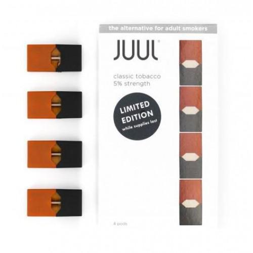 Juul Tobacco and Menthol Pre-filled Replacement 5% Nicotine Salt Pods - Pack of 4