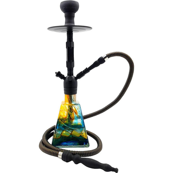 Pharaohs Pyramid 19 Inch Single Hose Hookah