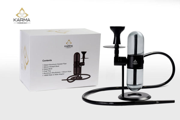 Karma Hookah Antares Capsule Shape Body Single Hose Hookah / Gravity Water Pipe