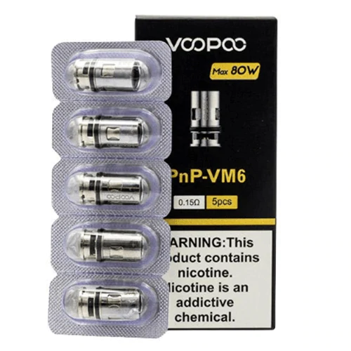 VooPoo PnP Replacement Coils - Pack of 5