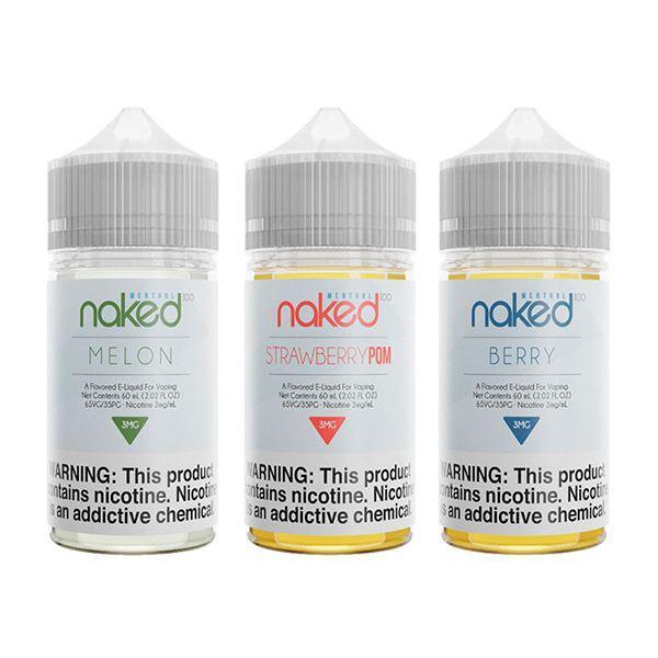 Naked100 Menthol & Freeze Collection E-Liquid 60ml