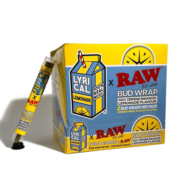 RAW x Lyrical Bud Wraps Lemonade Flavour