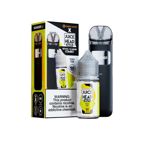 GeekVape Sonder U x Juice Head 1000mAh Pod System Starter Kit With Nicotine Salt E-liquid 30ML