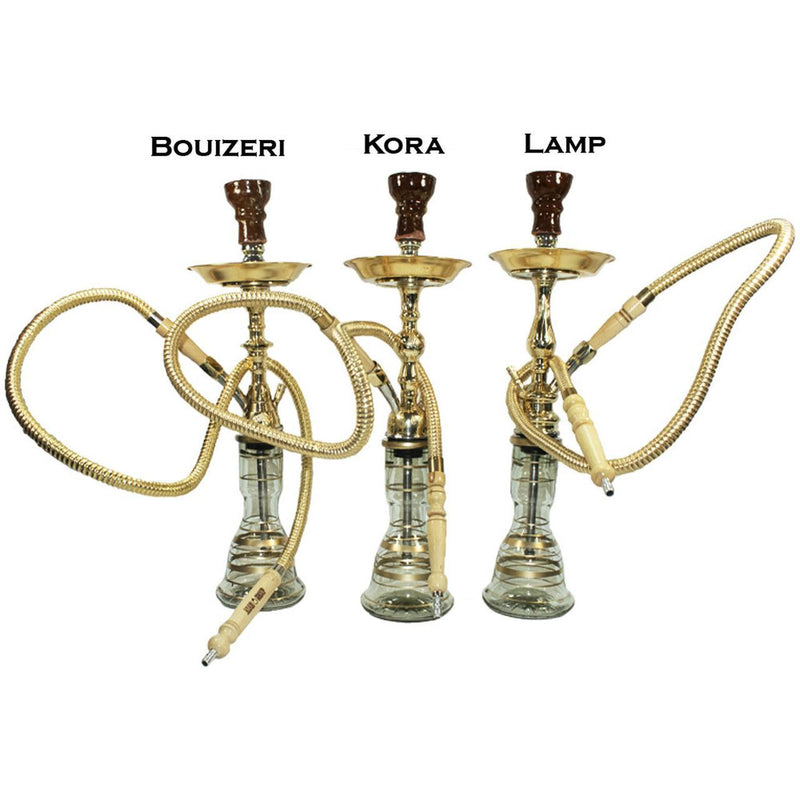 Adam Group 21 Inch Safari Gold Single Hose Hookah